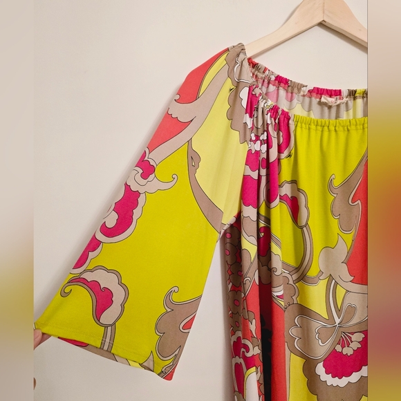 LAST CALL🍂 Trina Turk Mod psychedelic Pucci print colorful dress stretchy - Picture 7 of 14